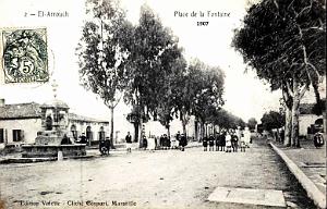 EL ARROUCH - PLACE DE LA FONTAINE - 1907